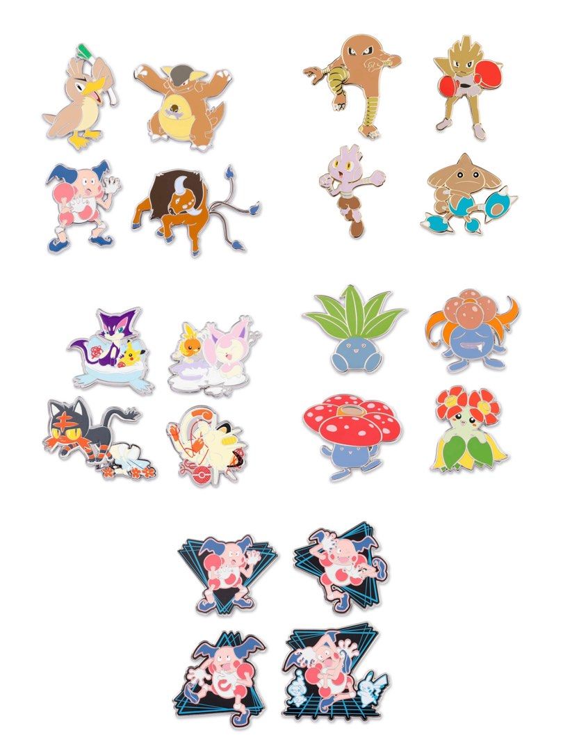 Pokemon Stack Pin Pokemon Pins Collection (Pokémon Center US- For Pre Order), Hobbies ...