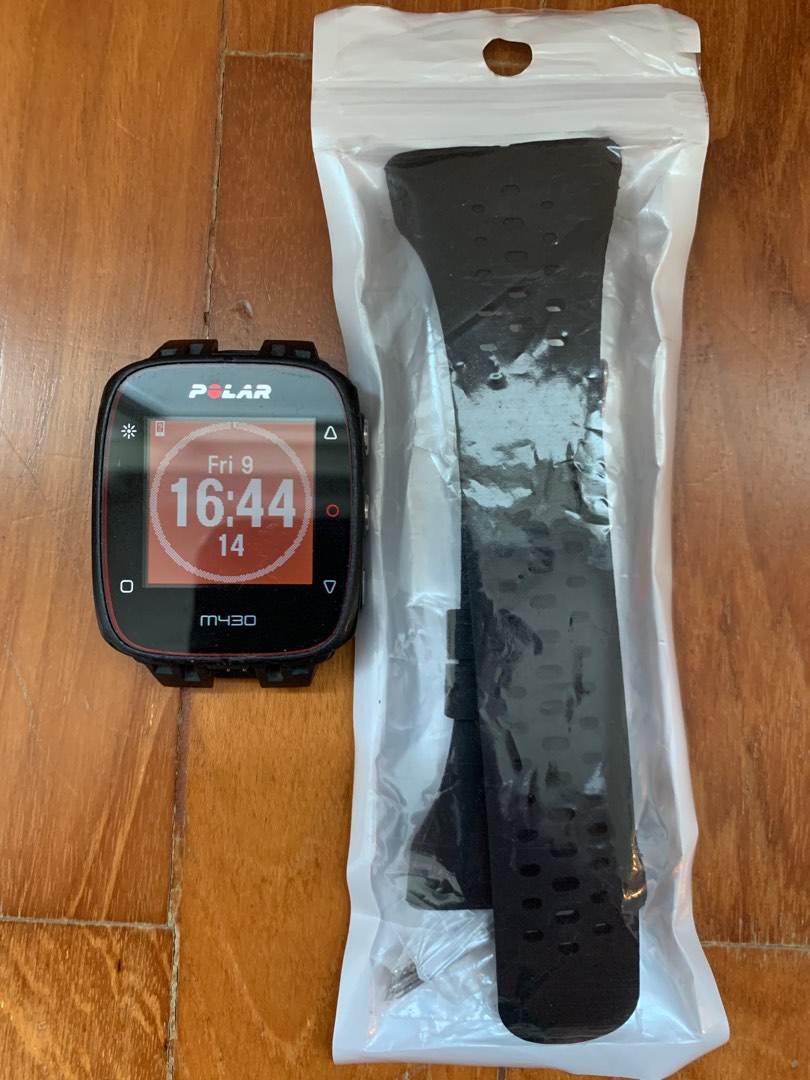 Polar m430 sports active running watch new strap Mobile Phones Gadgets Wearables Smart Watches on Carousell
