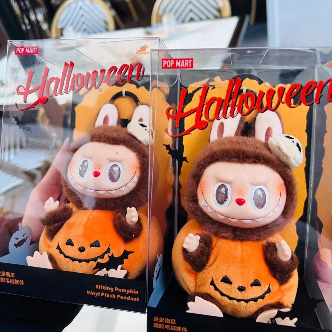 【正規品保証】ラブブLABUBU POP MARTSitting Pumpkin POP MART Pumpkin Labubu Halloween Party - Sitting Pumpkin Vinyl