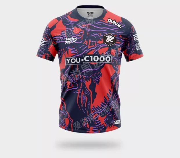 PRX Paper Rex Official Valorant Match Jersey Customizable Name