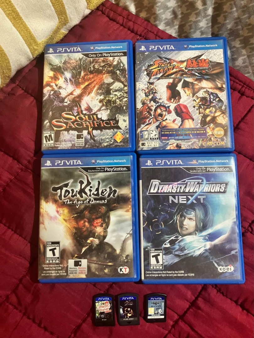 PS Vita Games take all, Video Gaming, Video Games, PlayStation on Carousell