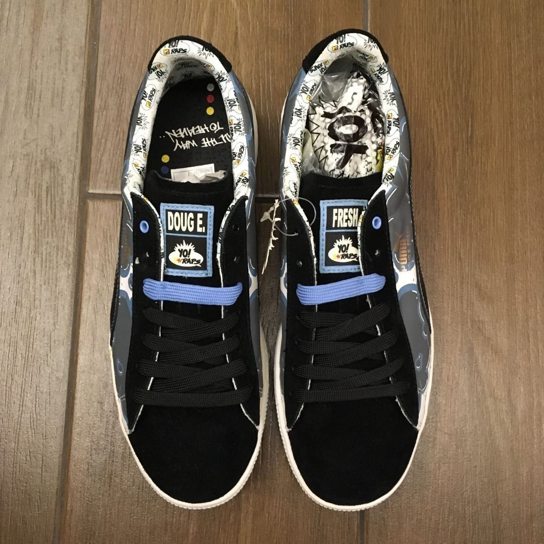 PUMA x YO! MTV RAPS Doug E. Fresh Suede Black/Light Blue UK9