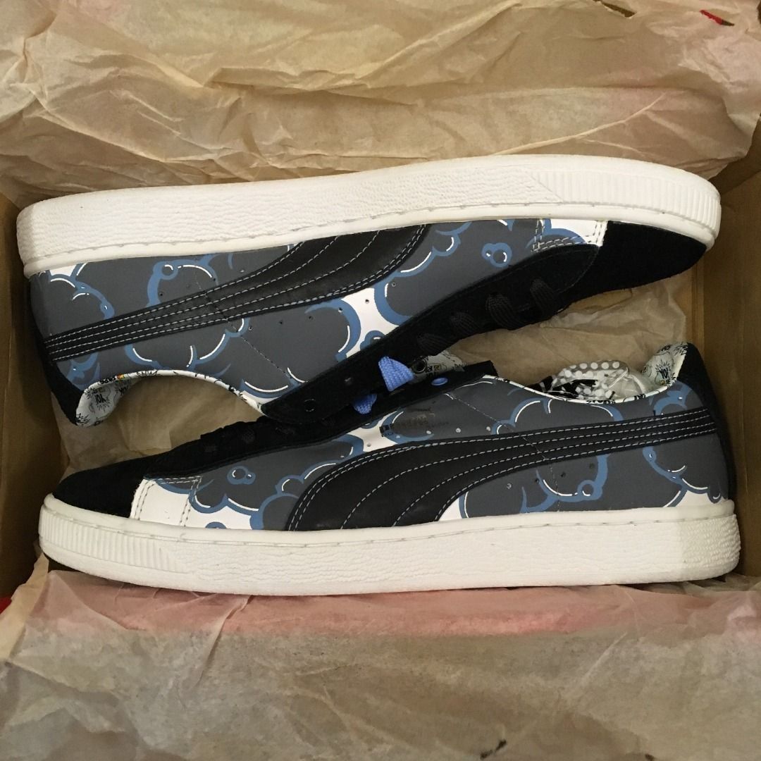 PUMA x YO! MTV RAPS Doug E. Fresh Suede Black/Light Blue UK9