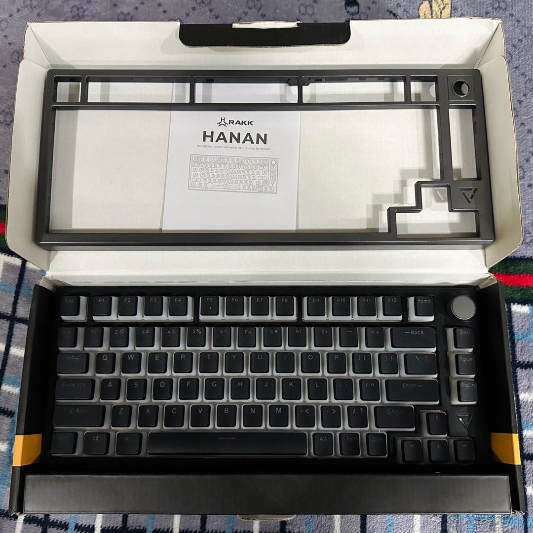 RAKK HANAN TRI MODE Mechanical Keyboard LUBED AND MODDED, Computers ...