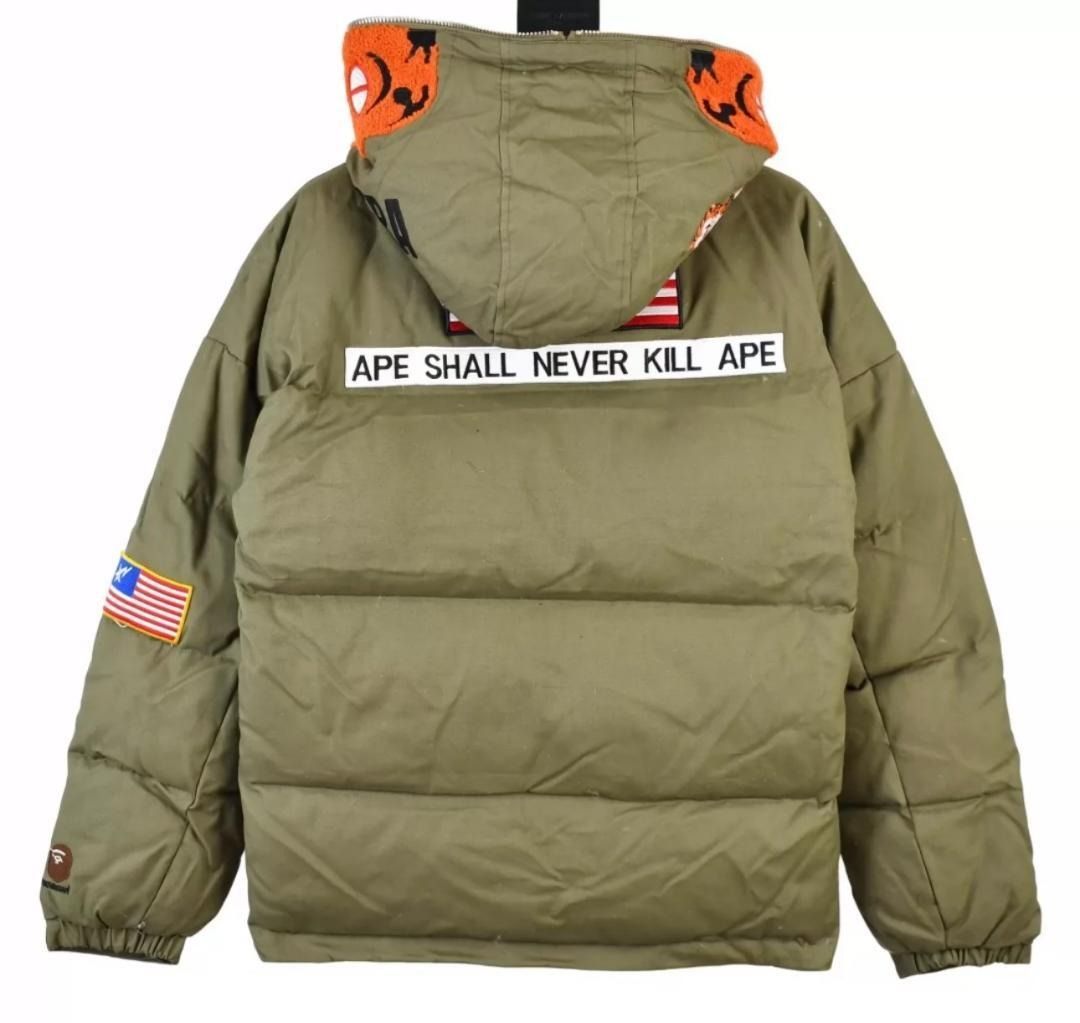 READYMADE x A BATHING APE BAPE SHARK 鯊魚羽絨服羽絨外套Down