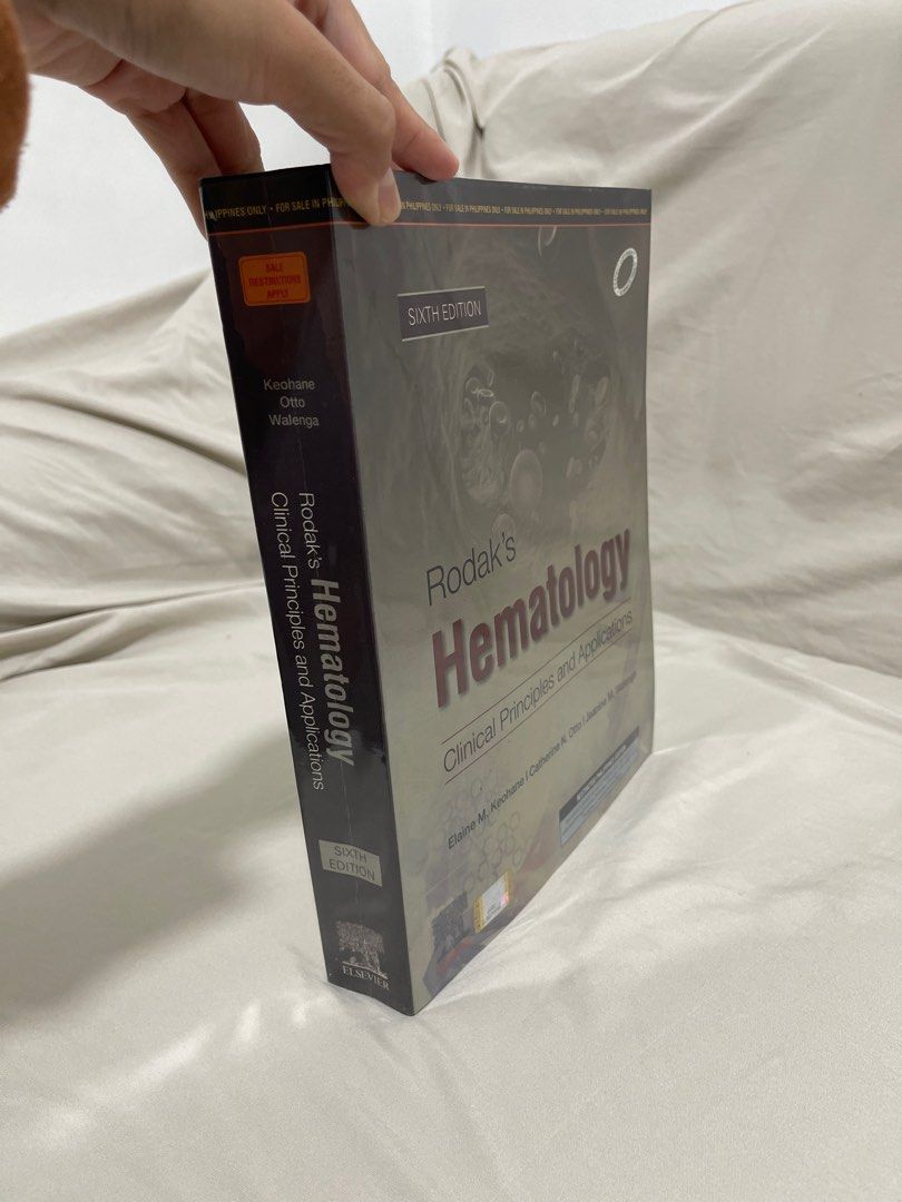 Rodak’s Hematology 6th edition (Original PH Print Version) (Category: Textbooks) located in Floridablanca. Submitted by elj.md (Listing ID 1328010795, Image 3). Description: - Originally bought from C&E. P2,975 original price - With minimal highlights (12 pages only). Minimal use only! - Condition: 9.5/10 - RFS: not used anymore. graduated from college.