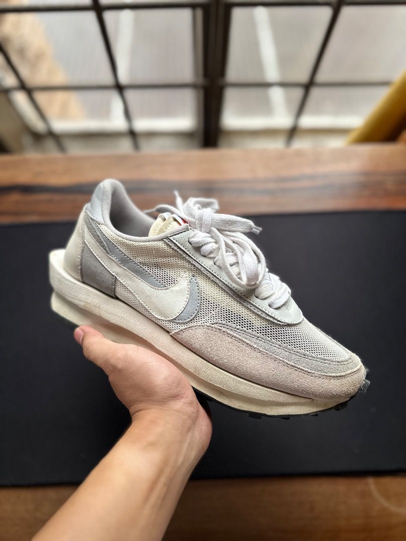 Sacai X Nike LD Waffle "Summit White" (Category: Sneakers) located in Manila. Submitted by ardamira (Listing ID 1327920525, Image 1). Description: Sacai X Nike LD Waffle "Summit White" Size: 8.5US Condition: Still in good condition. Needs thorough cleaning. No box, but can provide replacement Nike Box. Php 2200 + SF.