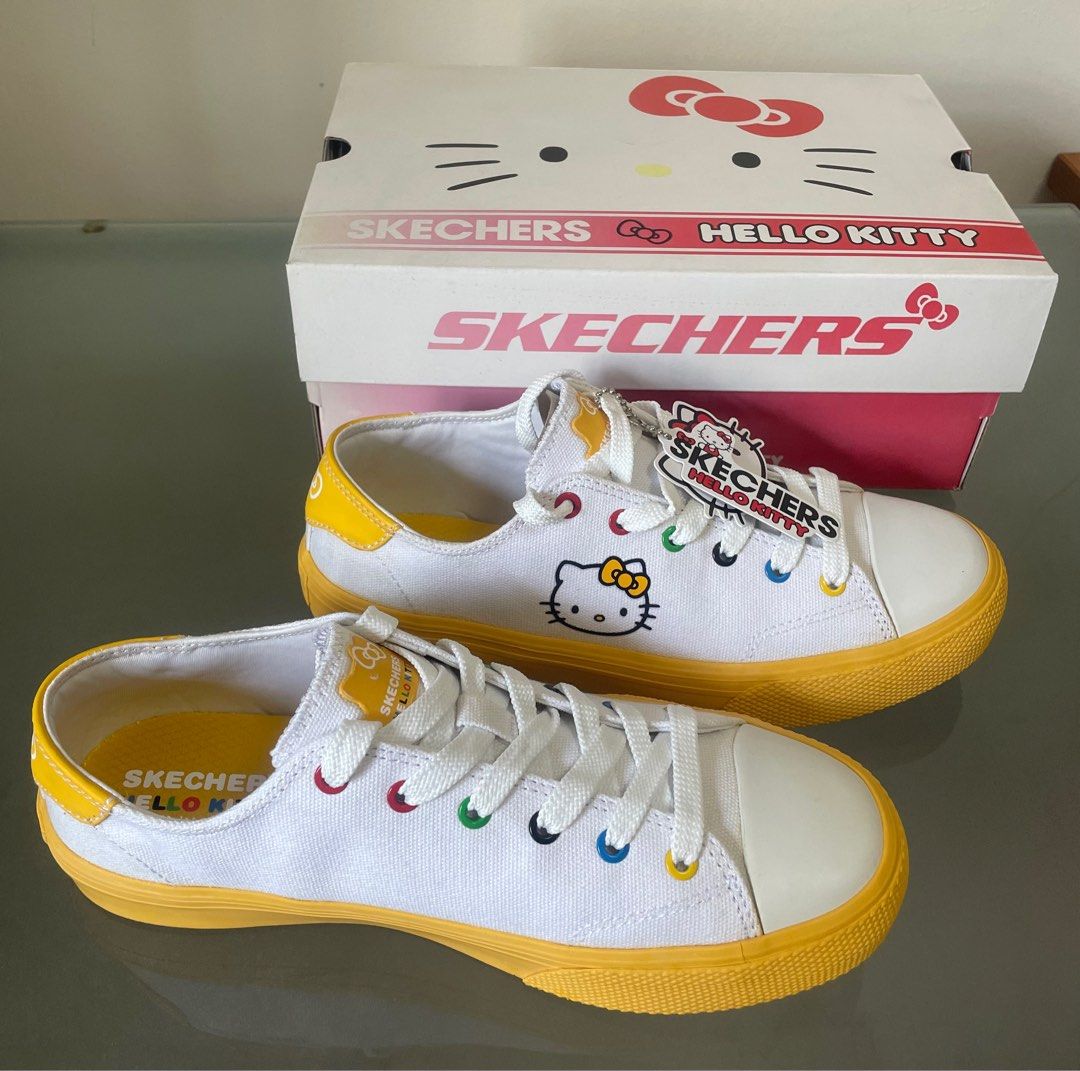 Limited Edition Skechers x Hello Kitty Sneakers, Women's Fashion