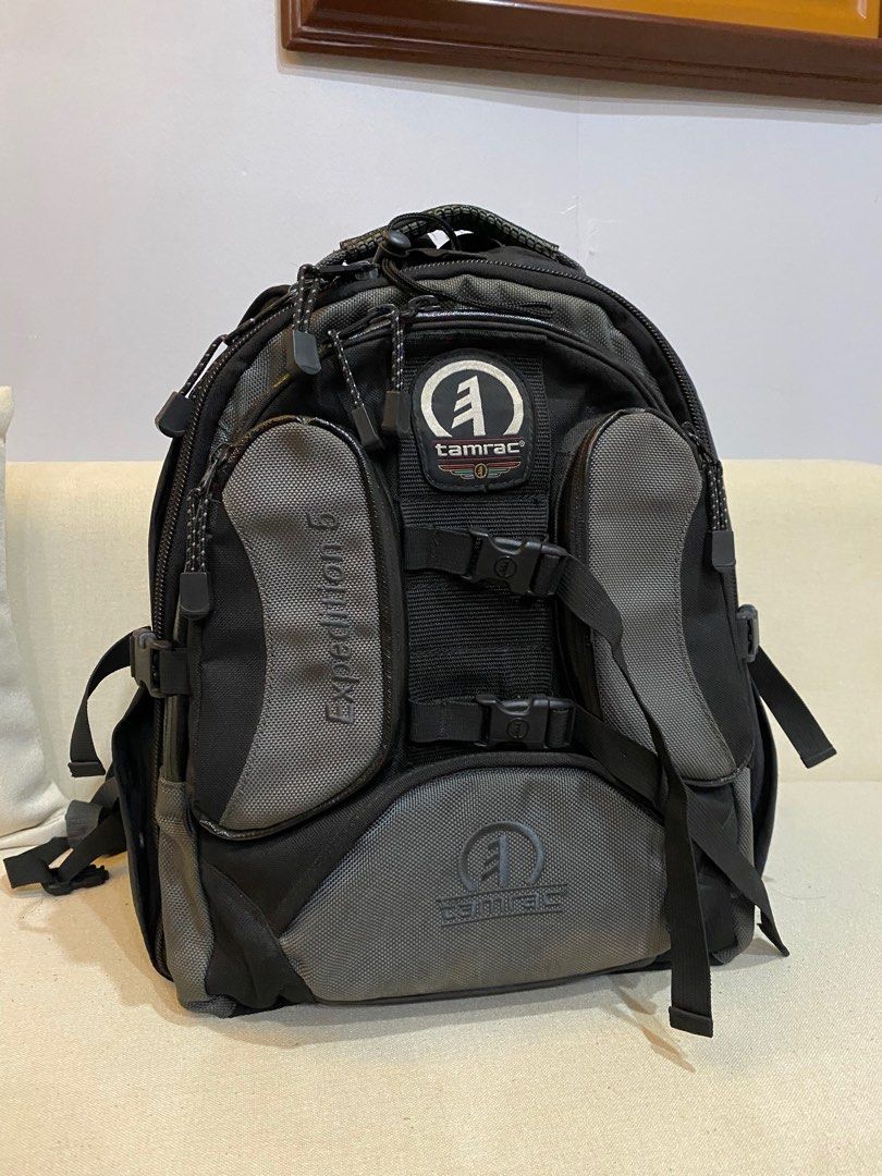 Tamrac Expedition 5 (Category: Camera Bags & Carriers) located in Tanay. Submitted by bentomendez (Listing ID 1328016653, Image 1). Description: Sale/Trade: Tamrac 5575 Expedition 5 Camera Backpack Very good condition DESCRIPTION: •The perfect mid-size pack for a wide range of photo equipment, including digital or film SLRs, 5-7 lenses, and a flash. •Completely padded interior with adjustable, foam-padded dividers •Dual “wing” accessory pockets •