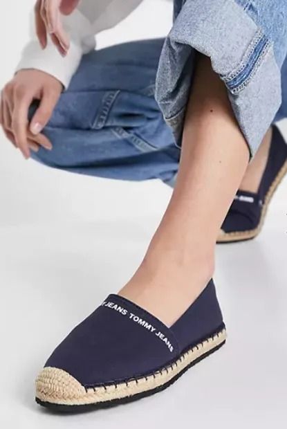Tommy Hilfiger Canvas Espadrille in Twilight Navy