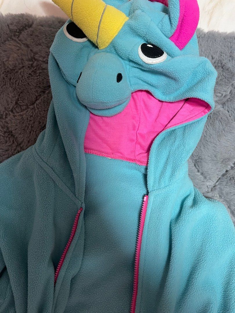 Unicorn Onesie Hoodie (Category: Coats, Jackets and Outerwear) located in Manila. Submitted by closetdeclutter08 (Listing ID 1328031012, Image 3). Description: Bought this when onesies was still a thing back then, still in good condition. Size: M-L.