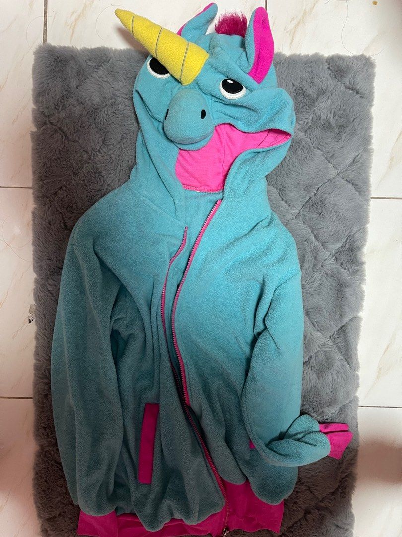 Unicorn Onesie Hoodie (Category: Coats, Jackets and Outerwear) located in Manila. Submitted by closetdeclutter08 (Listing ID 1328031012, Image 2). Description: Bought this when onesies was still a thing back then, still in good condition. Size: M-L.