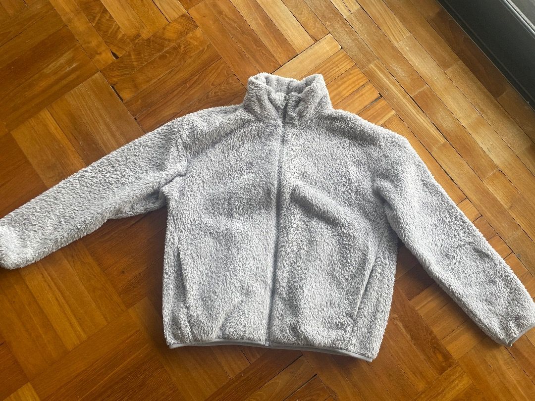 Fuzzy jacket uniqlo outlet