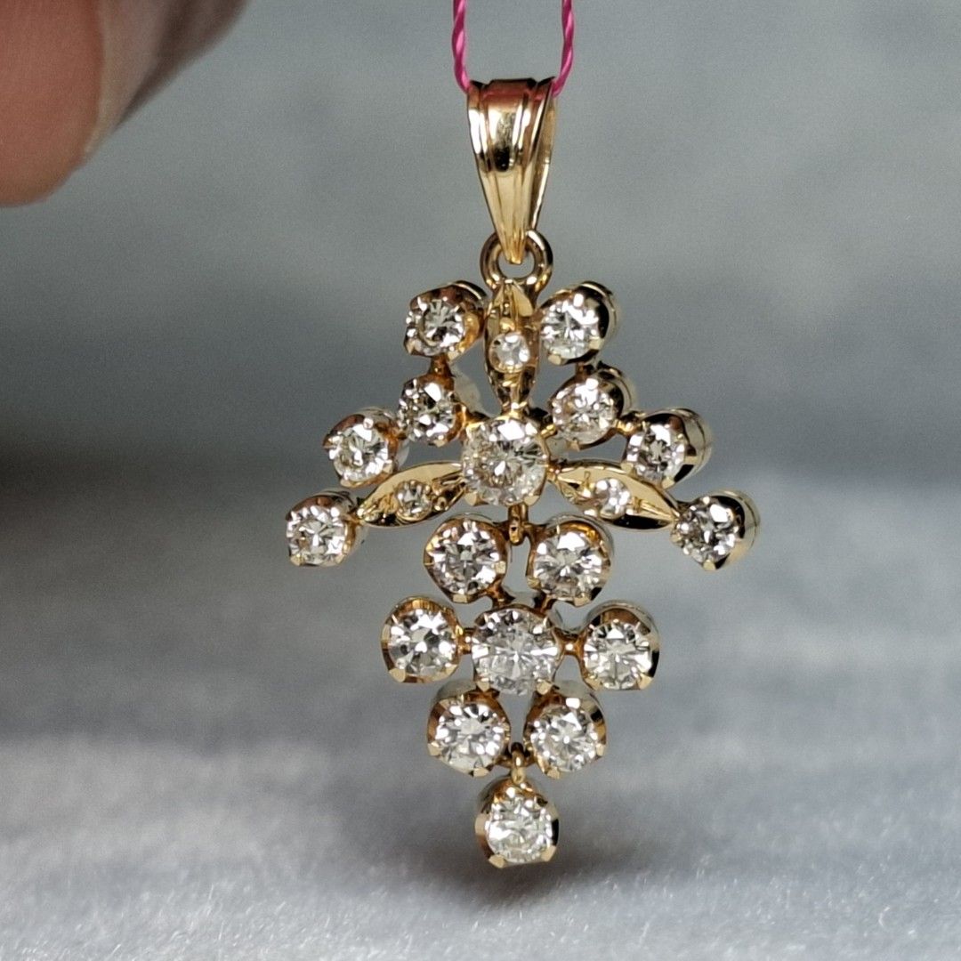 Vintage diamond pendant cheap
