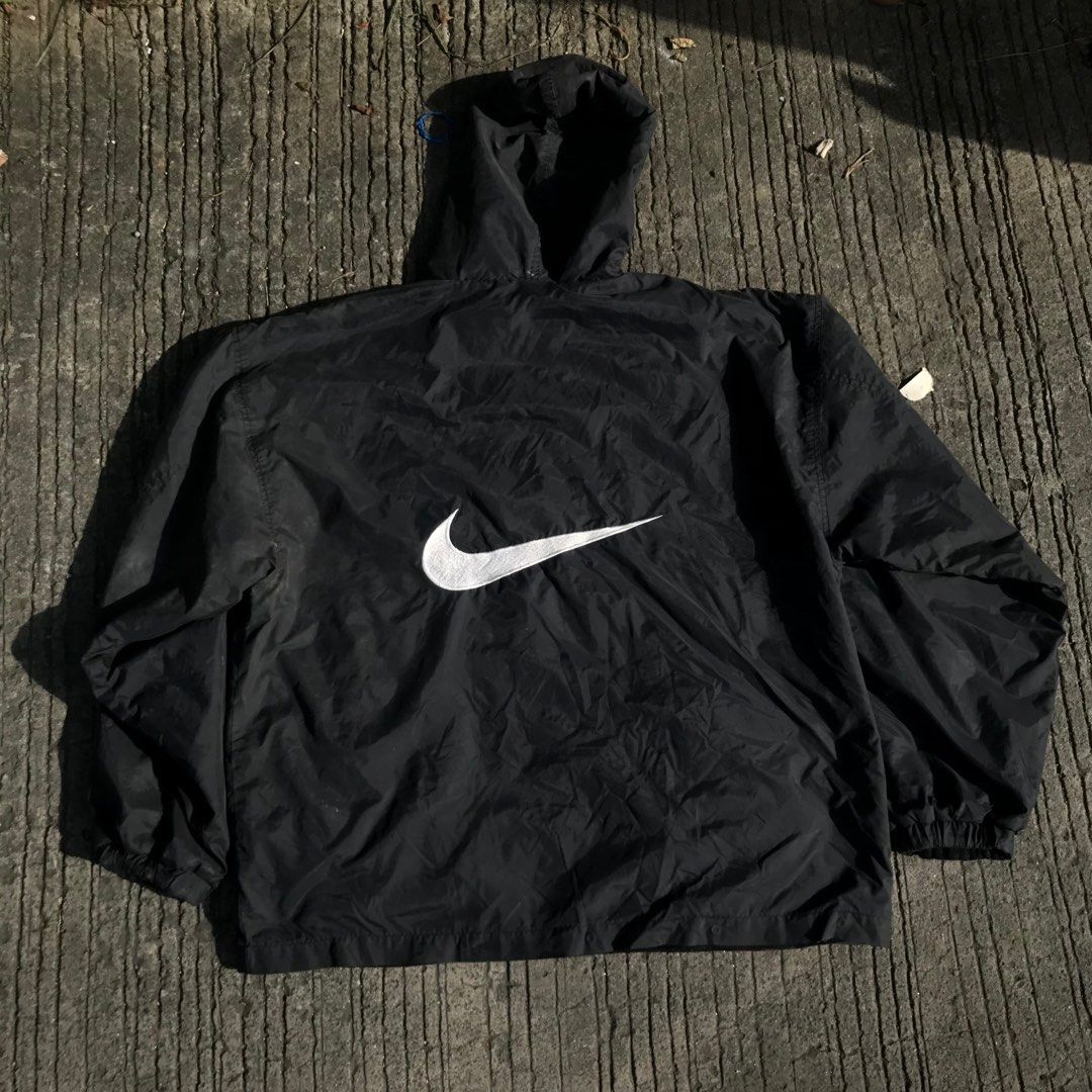 Vintage black nike windbreaker cheap