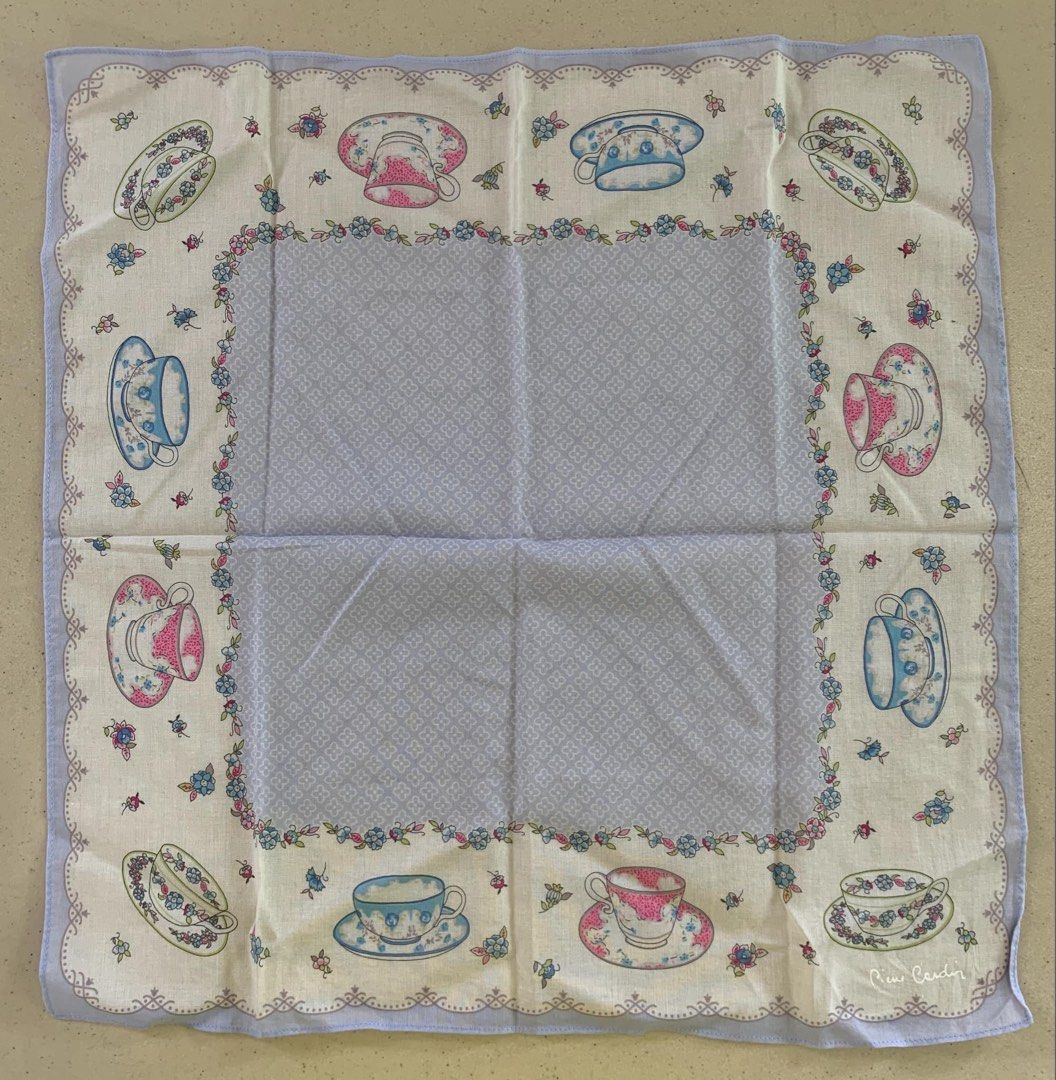 Vintage Tea Cups Doily Handkerchief (Category: Coffee & Tea Tableware) located in Quezon City. Submitted by meggoquingco (Listing ID 1327985238, Image 3). Description: .