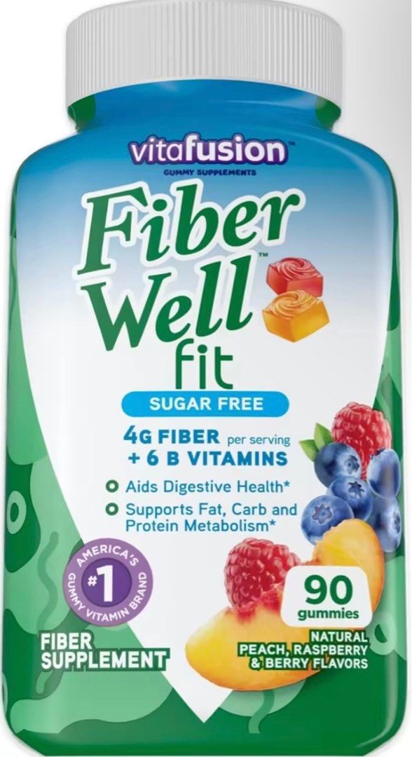 Vitafusion Fiber Well fit gummies 90s (Category: Sports & Fitness Nutrition) located in Pasig City. Submitted by joyleslielim (Listing ID 1328047049, Image 1). Description: Payment method Gcash/bank transfer .