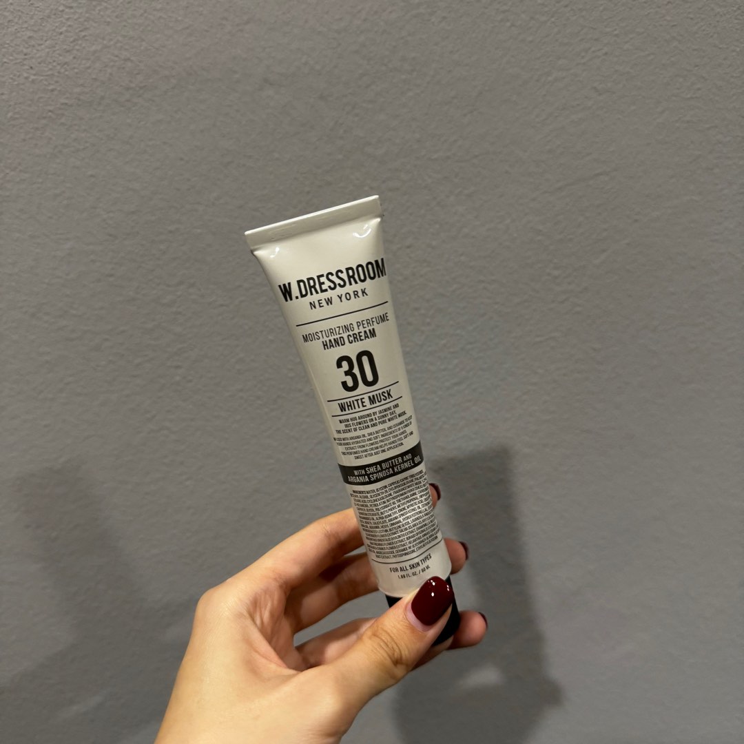 dressroom new york moisturizing perfume hand cream in white