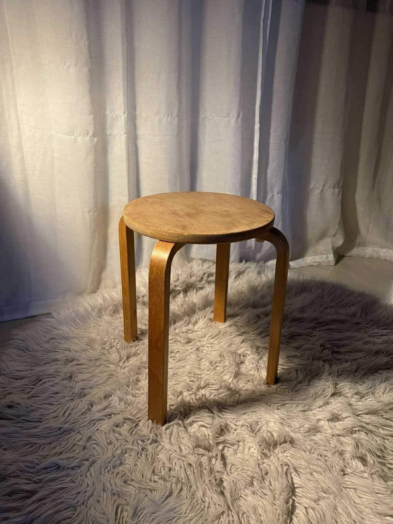 SALE !!! Wooden Stool (Category: Chairs) located in Quezon City. Submitted by GoYo_Ltd (Listing ID 1328061085, Image 1). Description: In cm L 42 W 42 H 42.