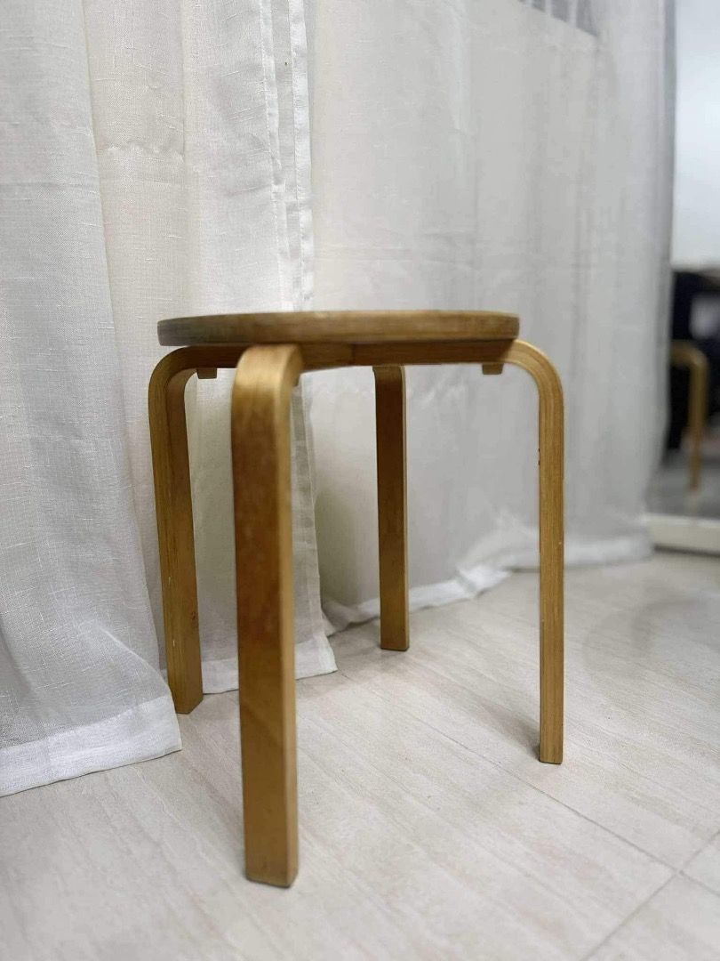 SALE !!! Wooden Stool (Category: Chairs) located in Quezon City. Submitted by GoYo_Ltd (Listing ID 1328061085, Image 3). Description: In cm L 42 W 42 H 42.