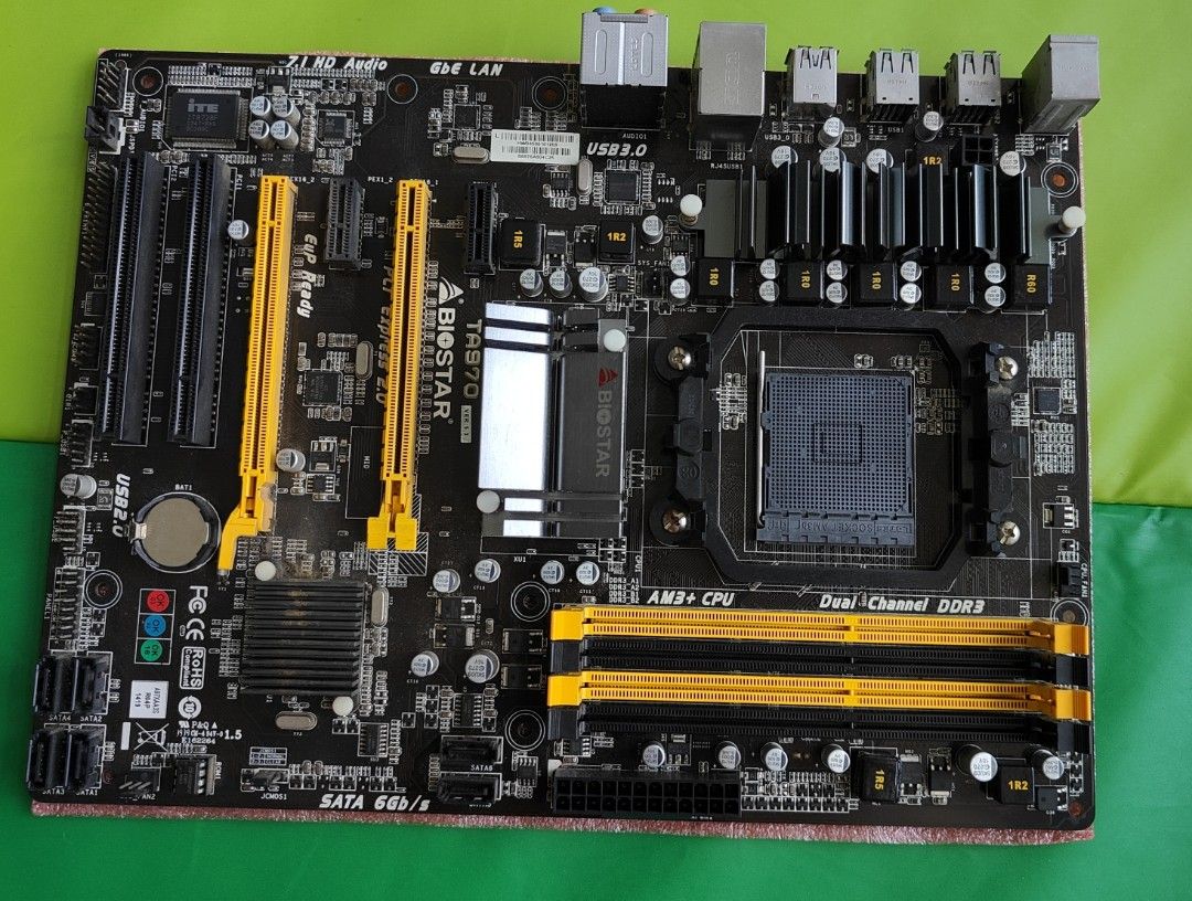 WTS AMD970 AM3 Motherboard AMD FX 8320 CPU DDR3 2x4GB RAM Arctic Freezer7
