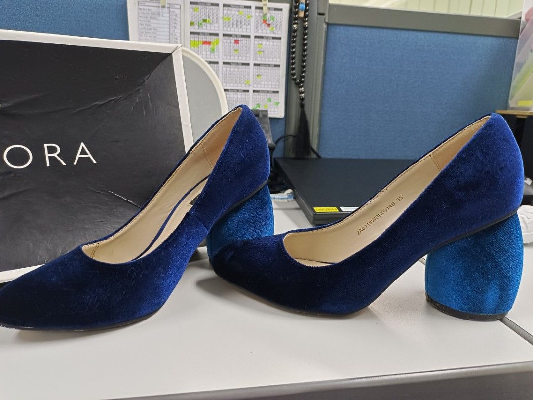 Zalora Velvet Heels
