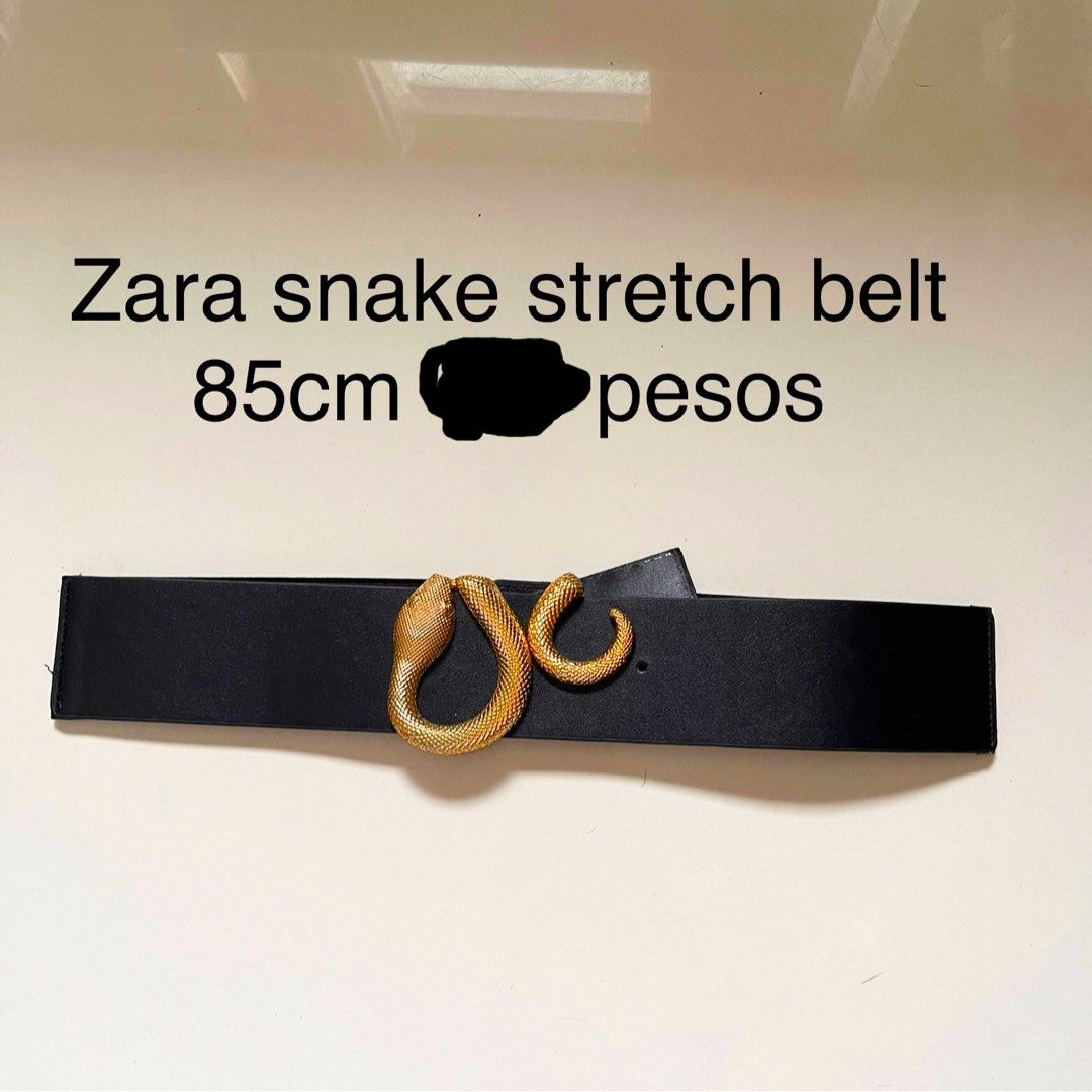 Zara stretchable snake belt, Women display picture 3
