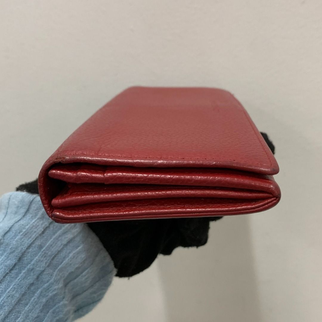 247005443 LONGCHAMP SLG WALLET RED, Luxury, Bags & Wallets on Carousell