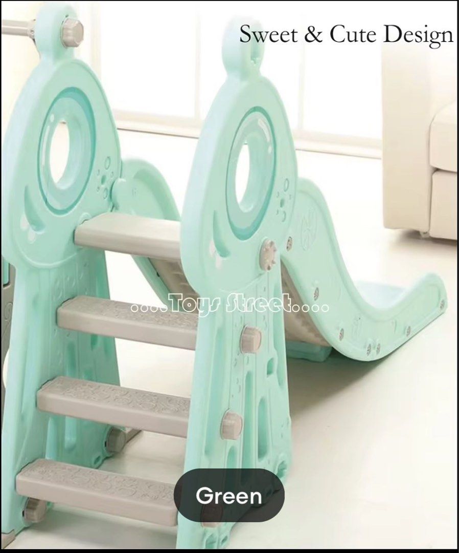 3 in 1 slide & swing & basketball playground set, Babies & Kids, Infant