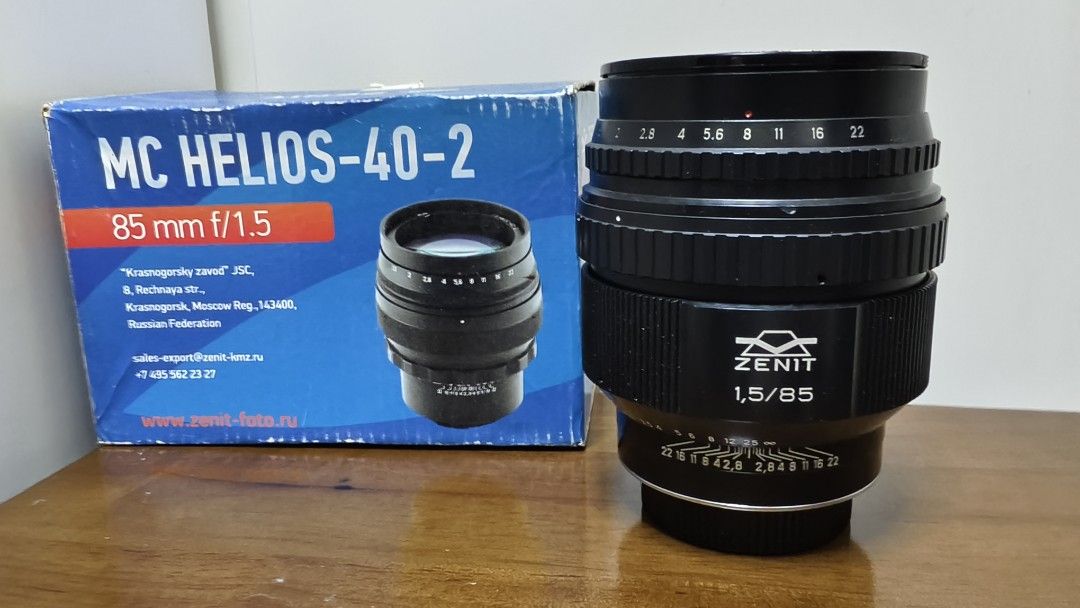 太陽神Helios-40 85mm /F1.5 Nikon mount, 攝影器材, 鏡頭及裝備
