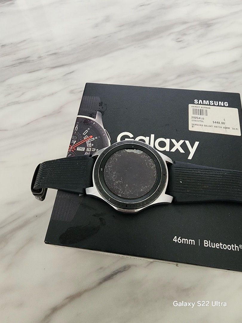 Spoiled Samsung Galaxy Watch 46mm for Parts