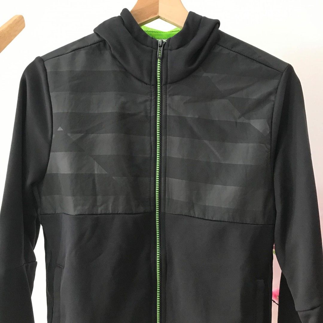 ADIDAS KID'S CLIMALITE SPORT HOODIE JACKET