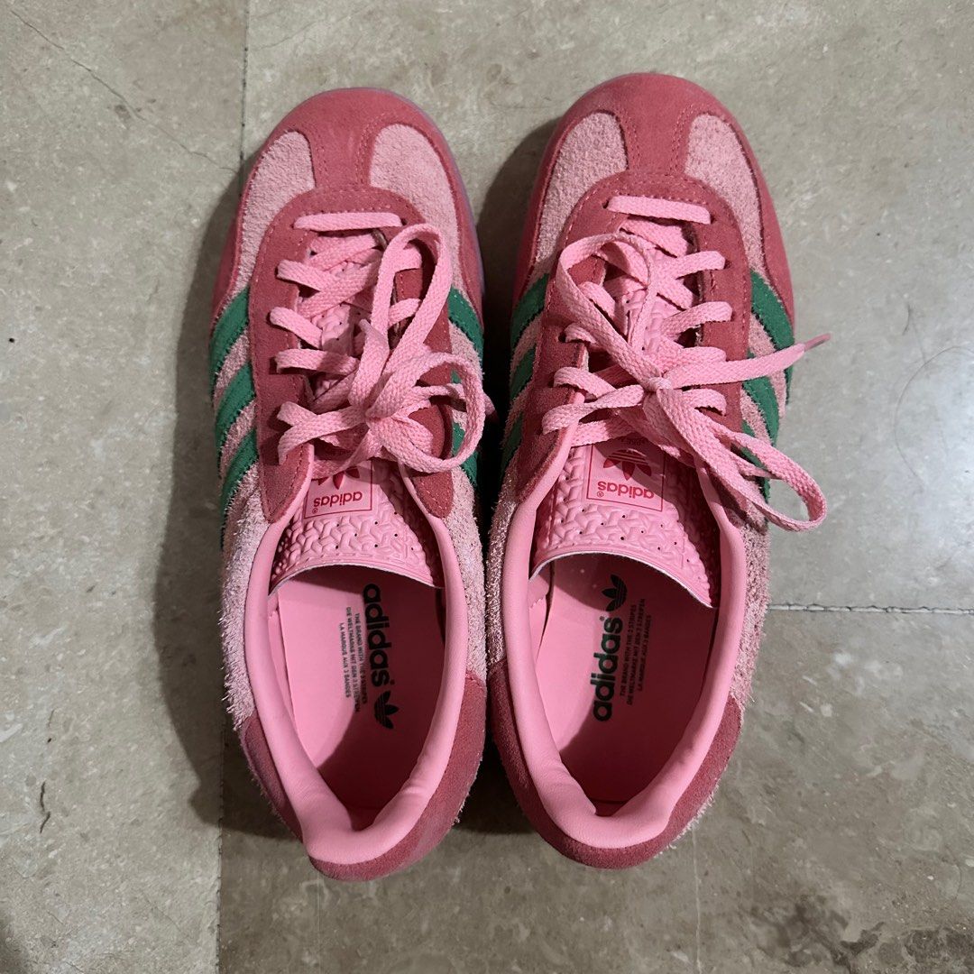 adidas gazelle silver green womens Preschool Adidas Gazelle C 'Fuchsia Cloud White'
