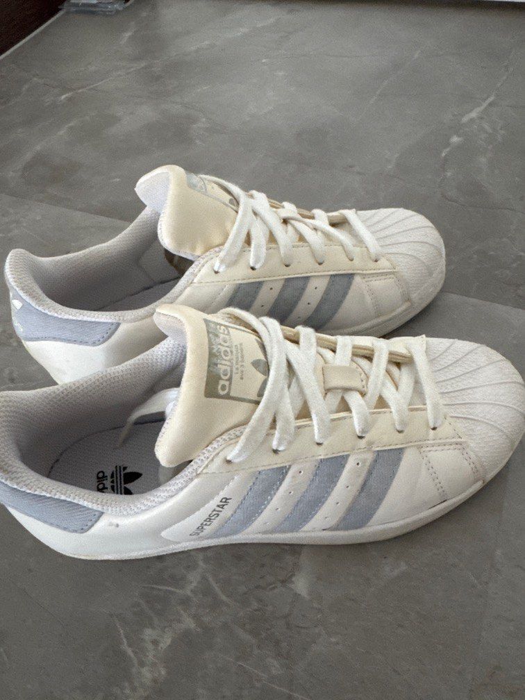 Superstar baby blue stripes cheap
