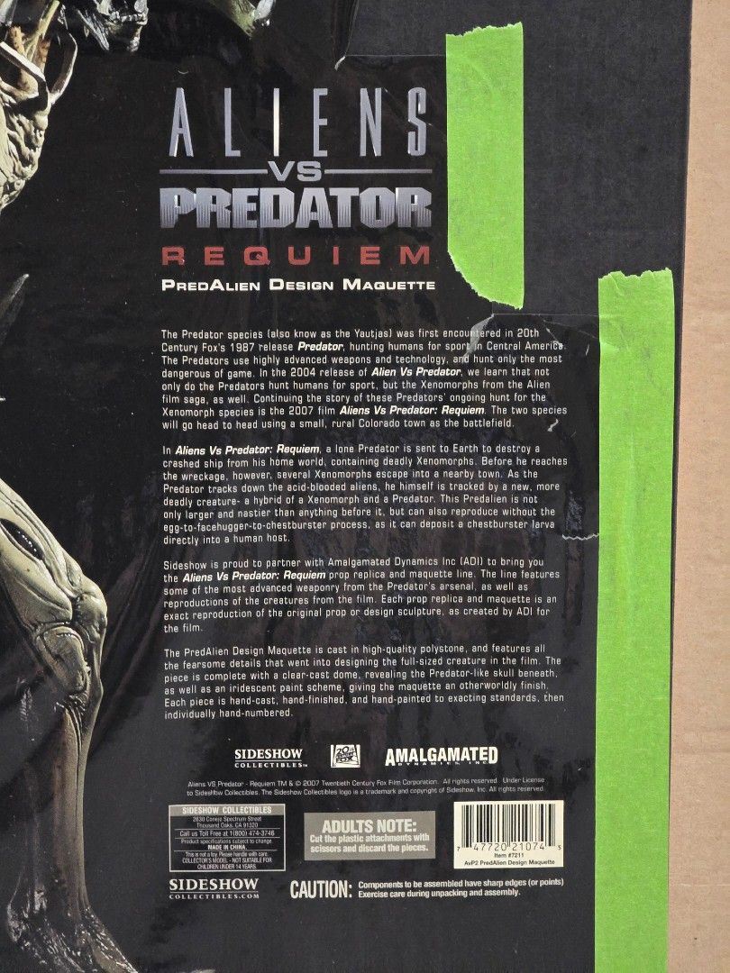 Alien Vs Predator Requien Predalien Maquette, Hobbies & Toys ...