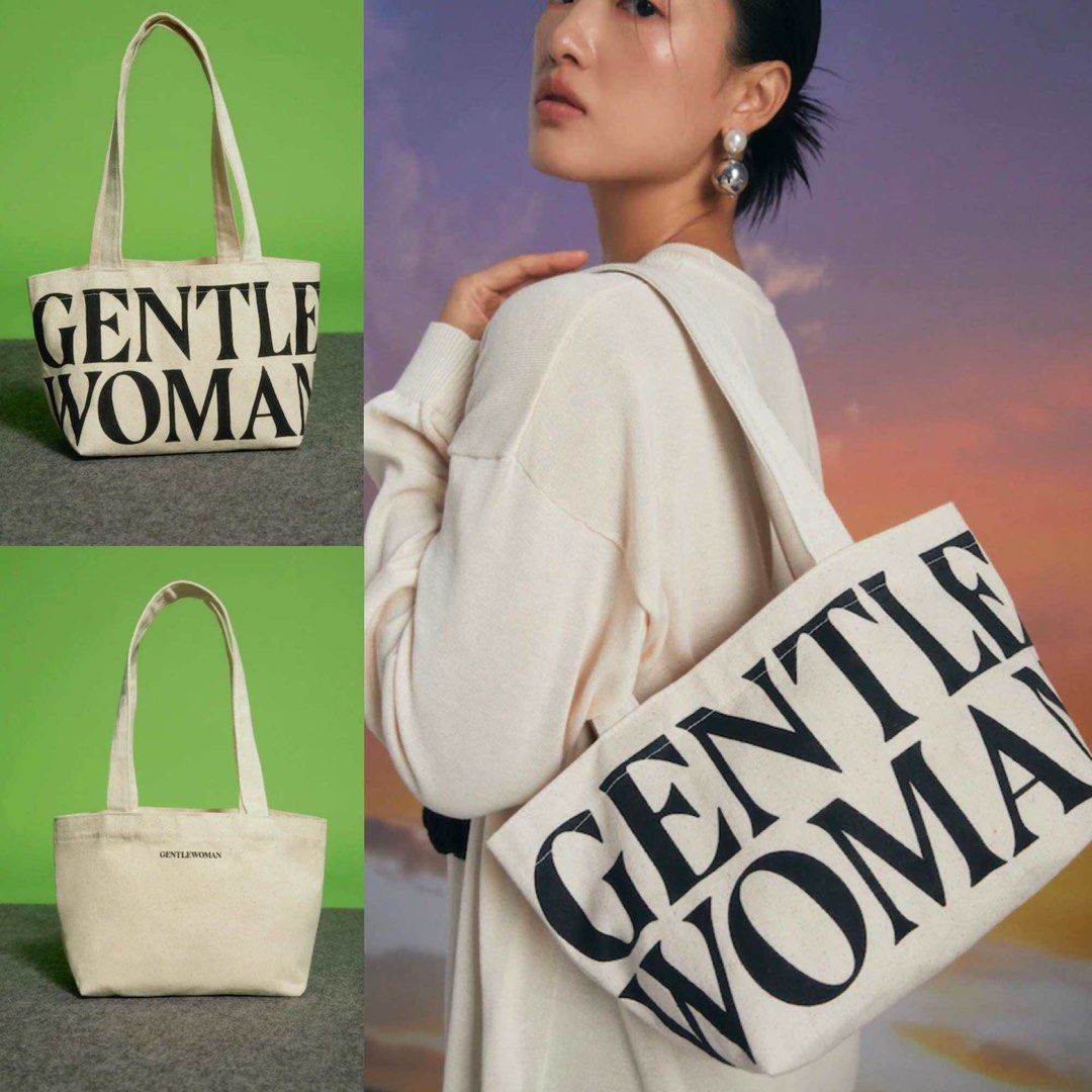 AUTHENTIC GENTLEWOMAN CANVAS TOTE BAG (Category: Tote Bags) located in Baguio. Submitted by annechan08 (Listing ID 1328149060, Image 1). Description: 💯 AUTHENTIC GENTLEWOMAN CANVAS TOTE BAG Medium size Bought from Bangkok, Thailand.