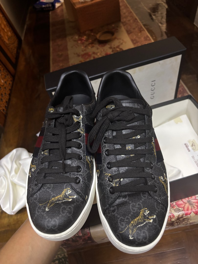 Men's ace gg supreme tigers sneaker top