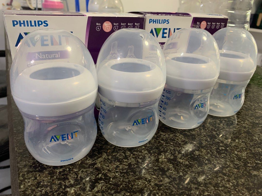 TAKE ALL 5+1 AVENT 4oz Feeding Bottle (Category: Breastfeeding & Bottle Feeding) located in Hermosa. Submitted by ninangjill (Listing ID 1328074155, Image 3). Description: 1300 for take all 5 bottles 700 each box 2pcs Teats are optional to include + 1 FREE AVENT 5oz IF TAKE ALL See last pic for free (cap and screw was replaced) and +1 FREE Dr isla Bottle Brand New. Tinest lang Rfs: upgraded to 9 oz.