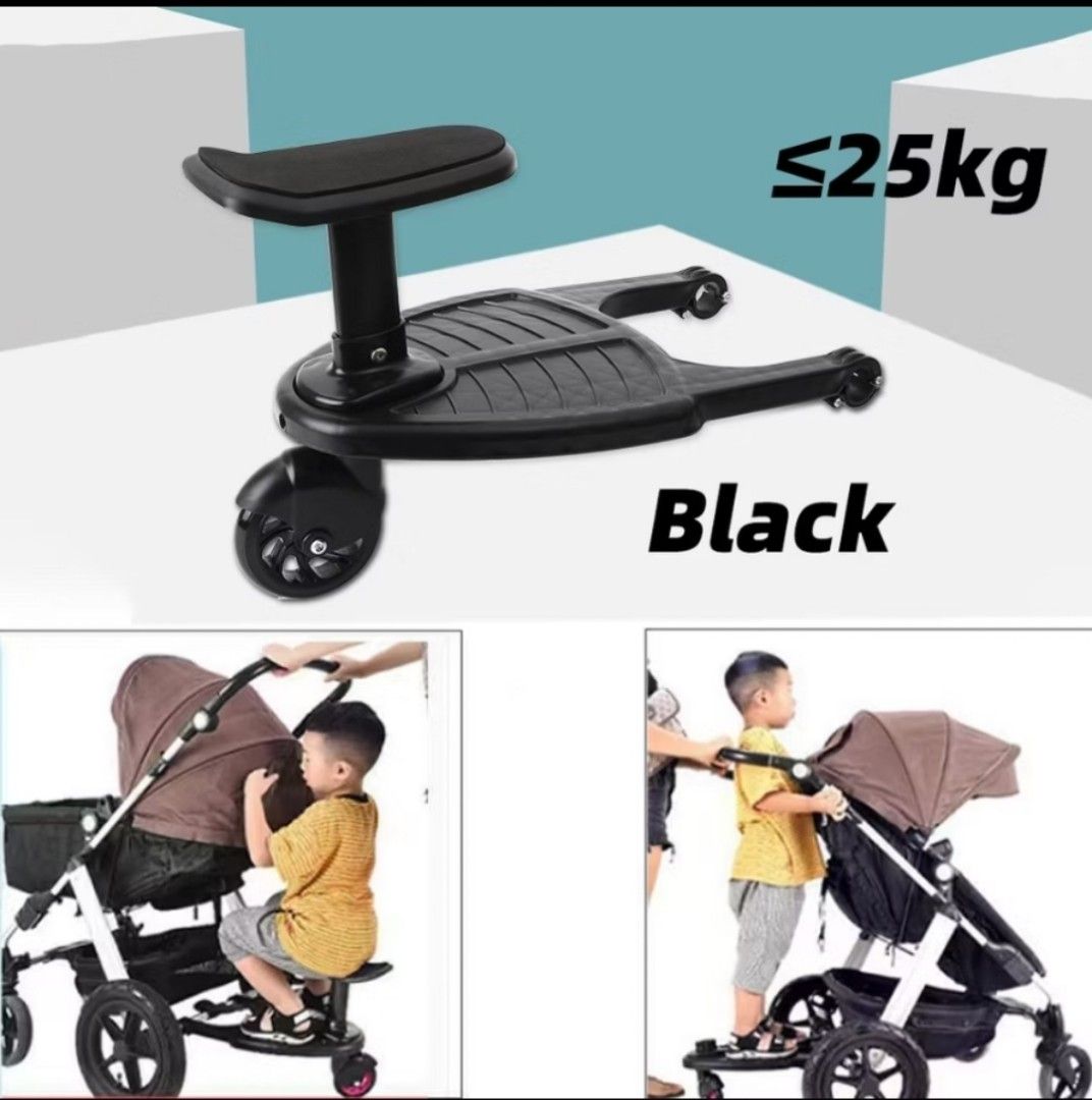 Baby Stroller Pram Standing Board Safety Comfort Wheeled Stroller Extra Seat Buggy Footboard