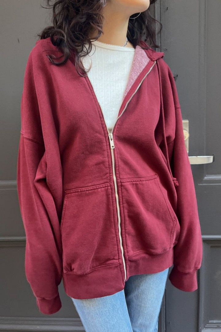 Red christy hoodie hotsell