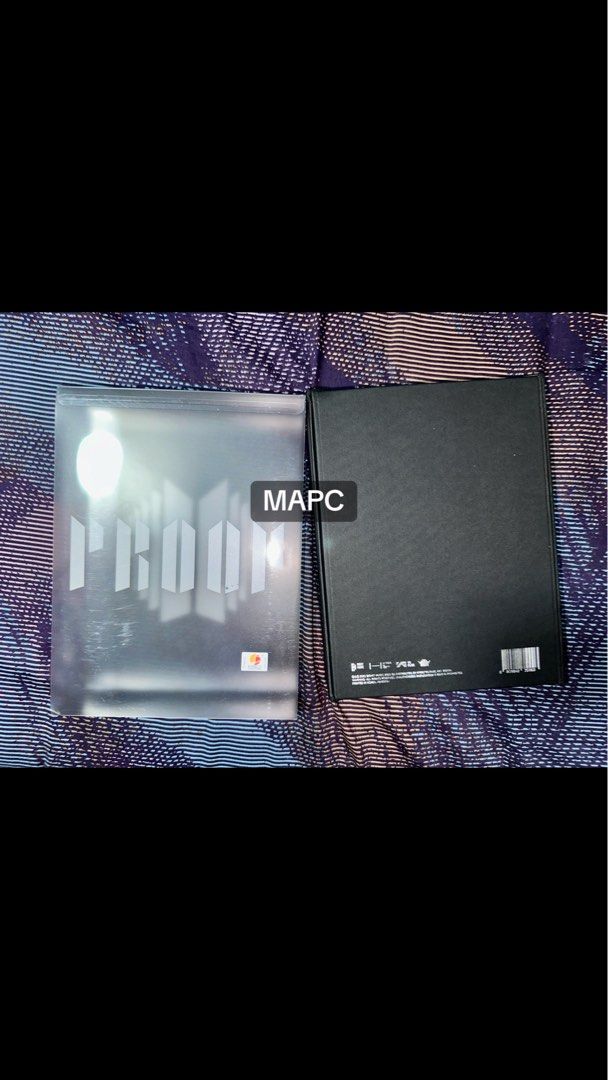 BTS PROOF ALBUM PRELOVED (Category: K-Wave Merchandise) located in Cainta. Submitted by mapc18 (Listing ID 1328184246, Image 3). Description: Complete inclusion except for the photocards! - Has only minimal flaw in the hardcase (as you can check in the pictures. The rest are good as new! ITO NA YUNG ACTUAL PICS OF THE ITEMS! WHAT YOU SEE IS WHAT YOU GET! .