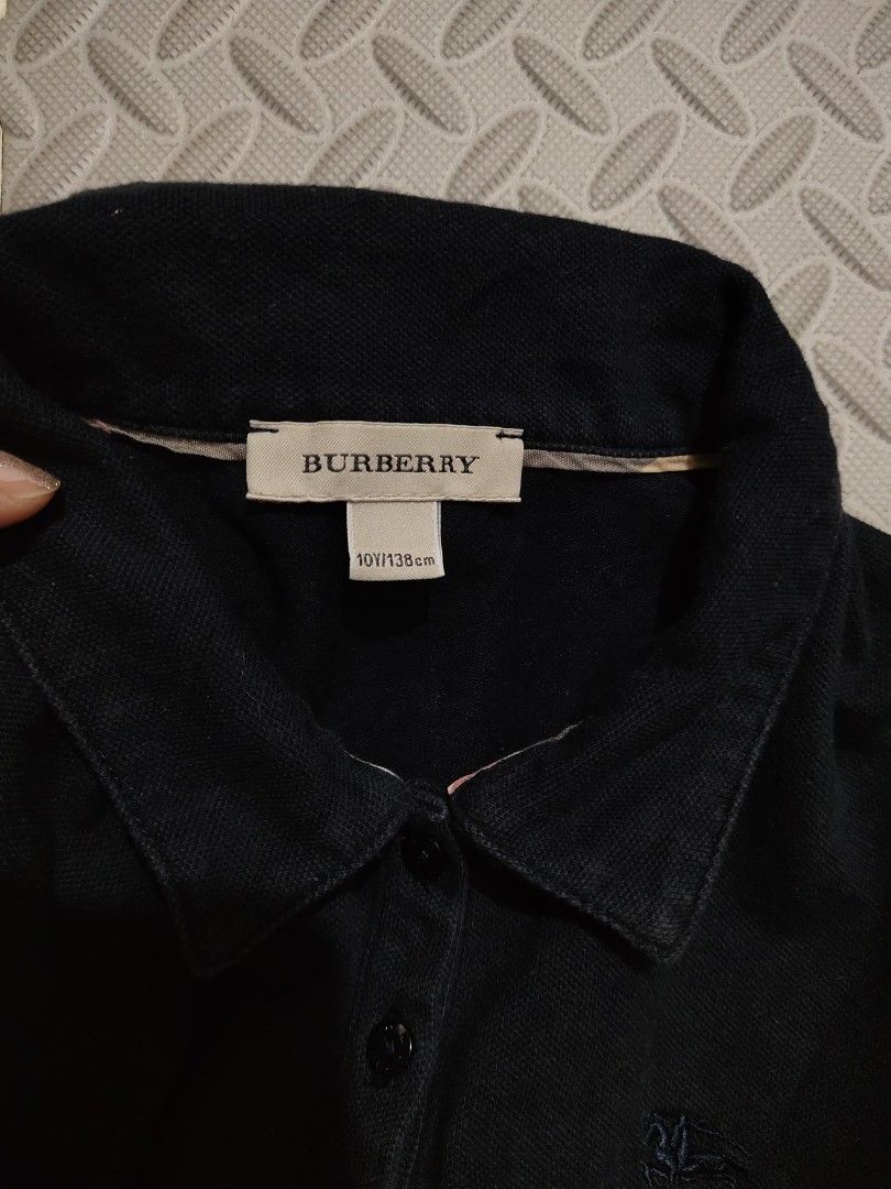 BURBERRY Polo Long Sleeved Made In Thailand Size 10 17th Like New Bayi Anak Baju Anak Laki laki 8 hingga 12 tahun di Carousell