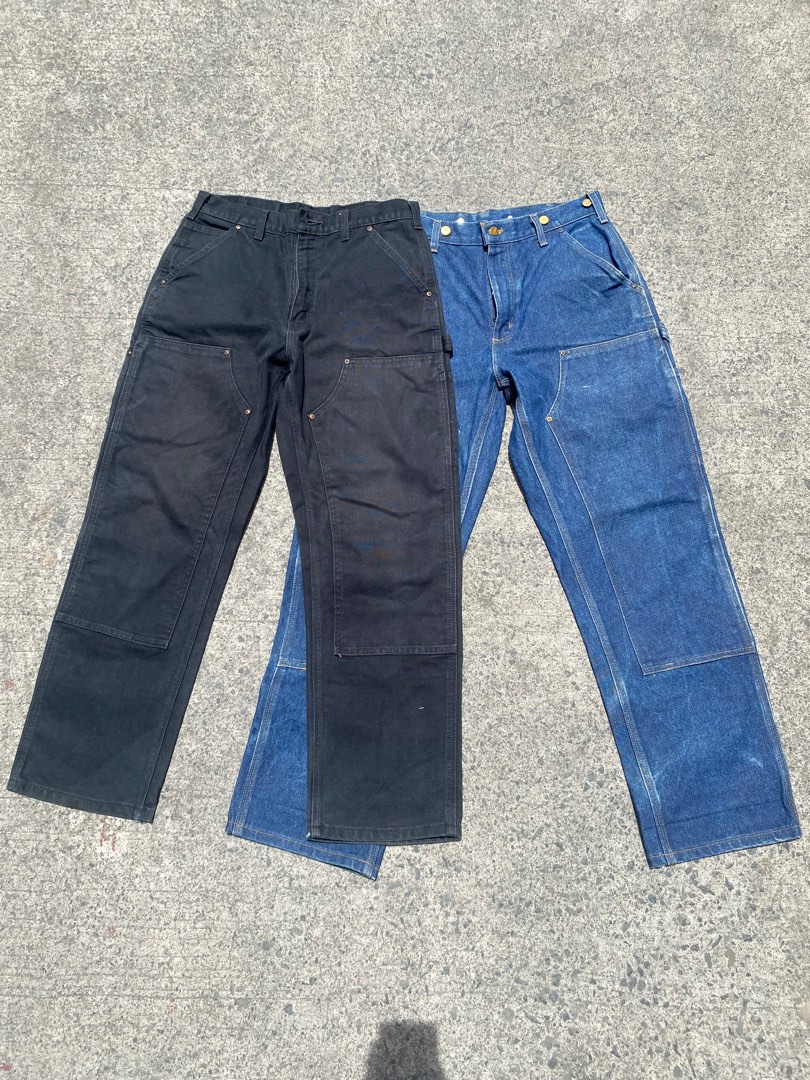 CARHARTT DOUBLE KNEE PANTS Men s Fashion Bottoms Jeans on Carousell