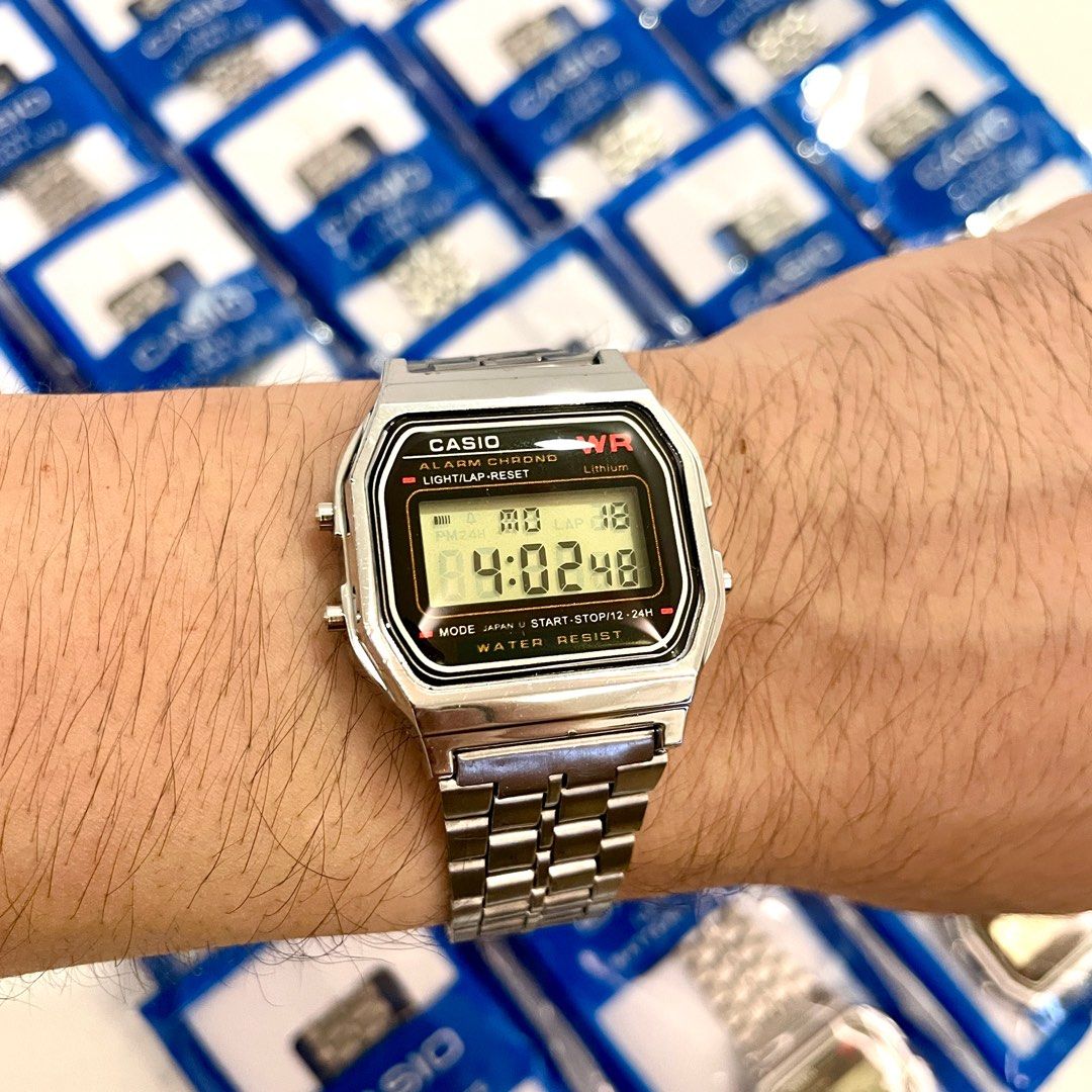 Casio F-91W Digital Watch (Category: Men's Watches) located in San Fernando. Submitted by thrift.easy (Listing ID 1328155654, Image 2). Description: Casio F-91W Digital Watch Introduced in June 1989 as a successor of the F-87W, it is popular for its low price and long battery life. I have 20 pieces on hand Meetups around Pampanga Shipping via LBC or J&T Shipping fee to be shouldered by the buyer.
