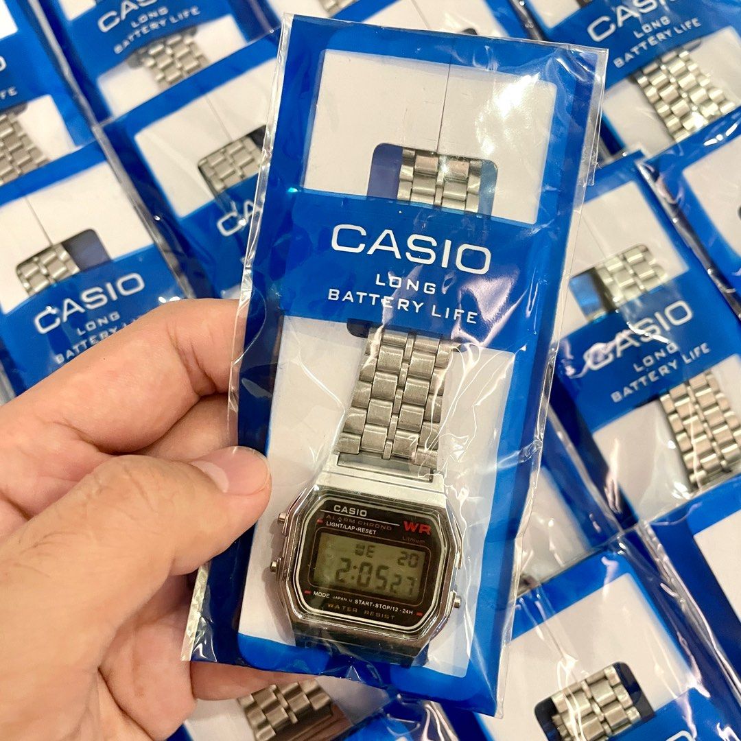 Casio F-91W Digital Watch (Category: Men's Watches) located in San Fernando. Submitted by thrift.easy (Listing ID 1328155654, Image 3). Description: Casio F-91W Digital Watch Introduced in June 1989 as a successor of the F-87W, it is popular for its low price and long battery life. I have 20 pieces on hand Meetups around Pampanga Shipping via LBC or J&T Shipping fee to be shouldered by the buyer.