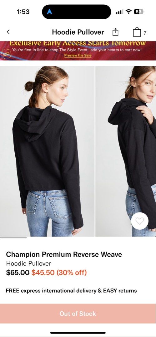 Champion Premium Reverse Weave Hoodie Women s Fashion Tops Longsleeves on Carousell