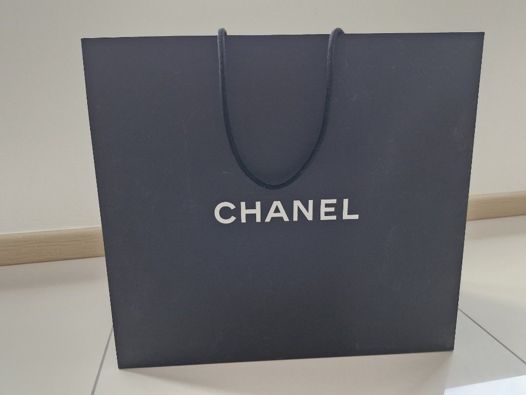 Chanel paper bag, Luxury, Accessories on Carousell