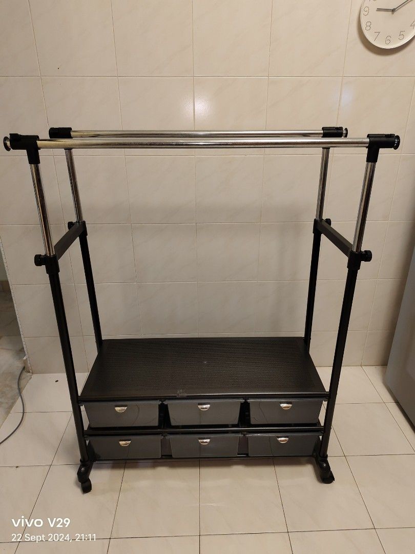 Clothes hanging rack from Taiwan, Furniture & Home Living, Home