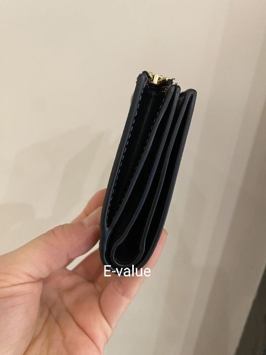 Coach Original Signature Dark Brown / Khaki White Bifold Wallet For