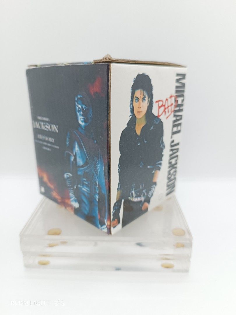 Collectible Michael Jackson History Album Ceramic Glass with Box